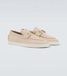 Christian Louboutin Chambeliboat leather slip-on shoes