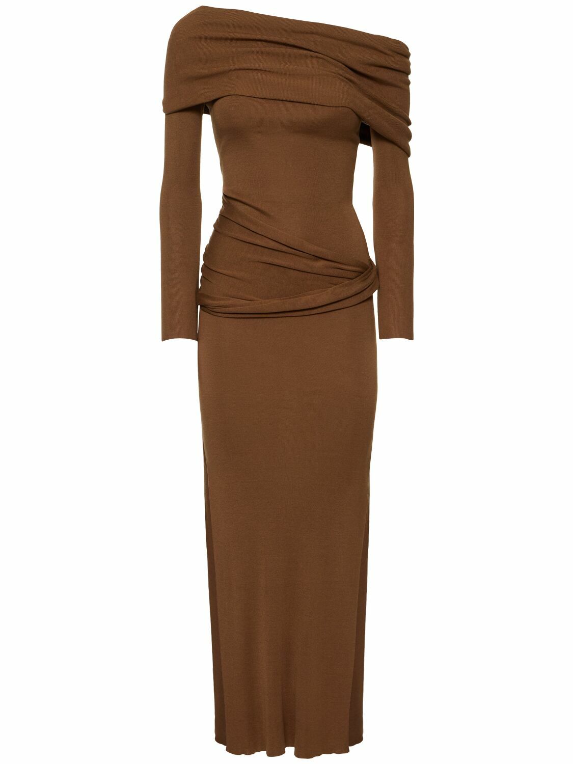 AYA MUSE Lvr Exclusive Silk Viscose Long Dress Aya Muse AYA MUSE Lvr Exclusive Silk Viscose Long Dress Aya Muse