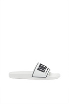 Diesel Sa-Mayemi-Pool slides with 3D logo - Slides Mens in Multicolor