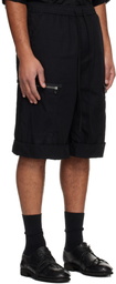 Julius Black Rust Manifold Shorts