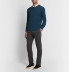 Club Monaco - Ribbed Wool-Blend Sweater - Blue