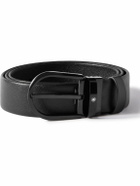 Montblanc - 3.5cm Cross-Grain Leather Belt
