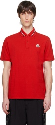 Moncler Red Patch Polo