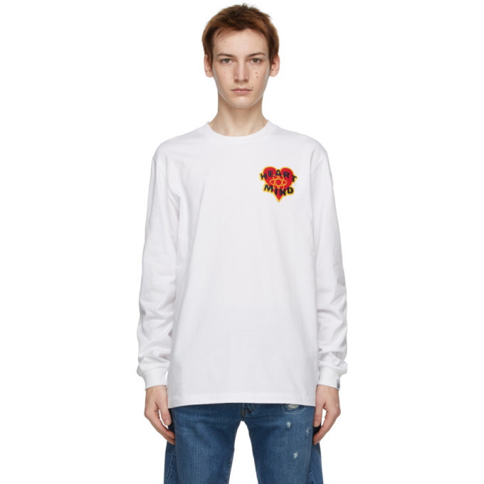 Photo: Billionaire Boys Club White Heart and Mind Long Sleeve T-Shirt