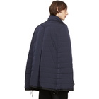 Fumito Ganryu Navy Ventilation Puff Jacket