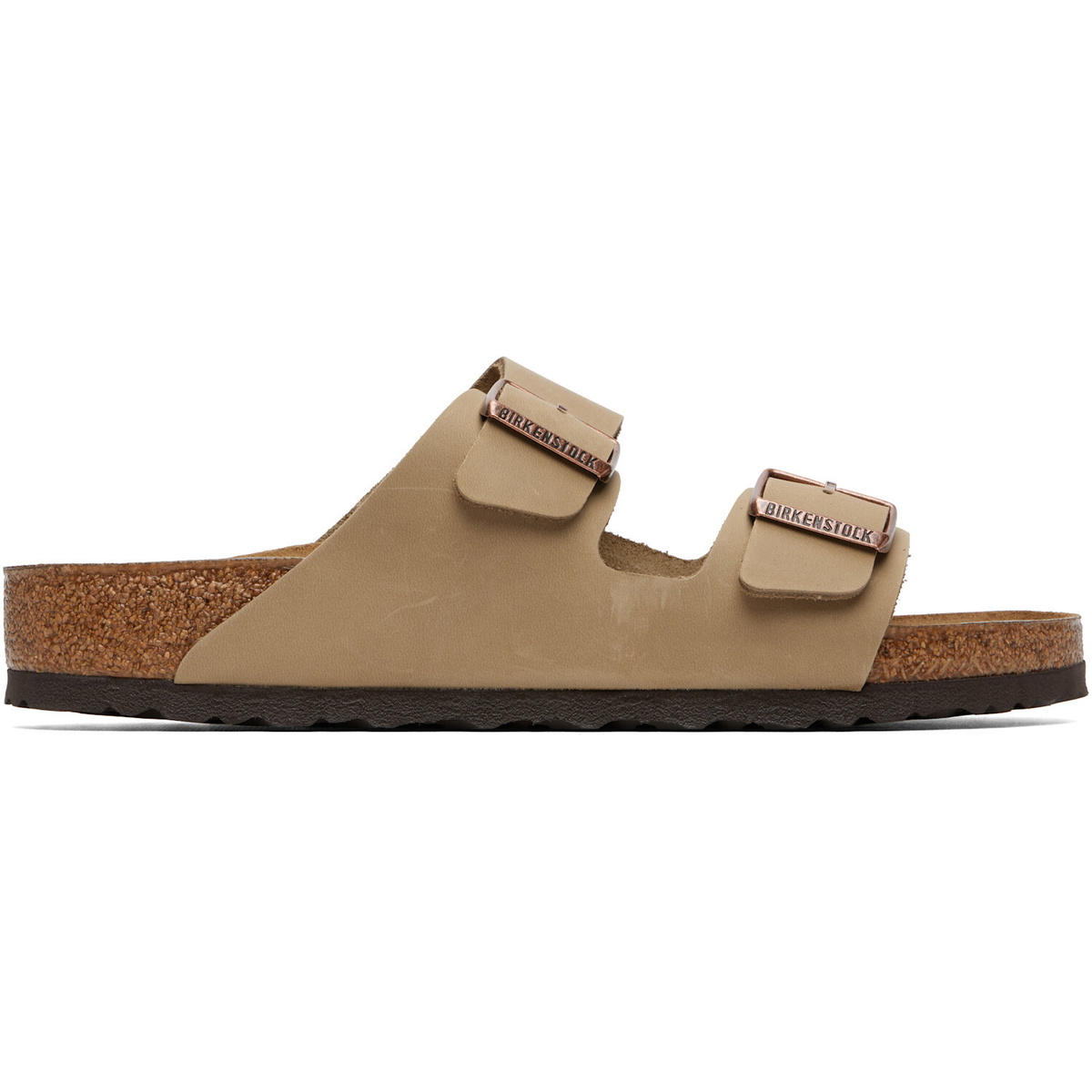 Birkenstock Beige Regular Arizona Oiled Leather Sandals