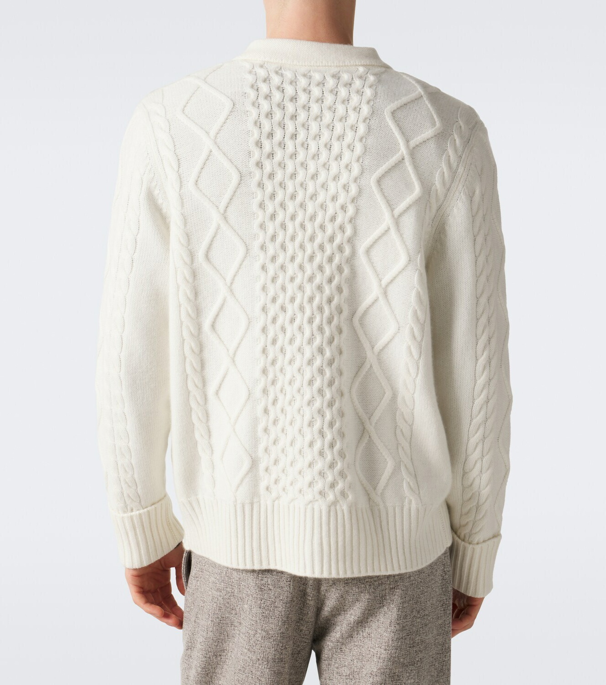 Arch4 Mr Columbia cable-knit cashmere cardigan