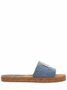 DOLCE & GABBANA - Dg Logo Flat Denim Espadrilles