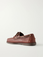 Sebago - Portland Momoth Full-Grained Leather Boat Shoes - Brown
