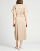 Peserico Womens Midi dress in Beige