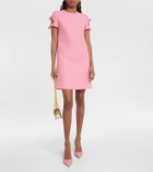 Valentino Crêpe Couture bow-embellished minidress