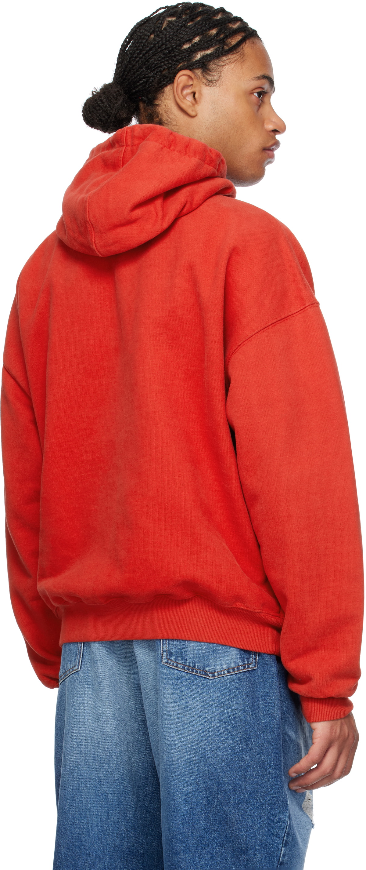 BLUEMARBLE Red Varsity Hoodie