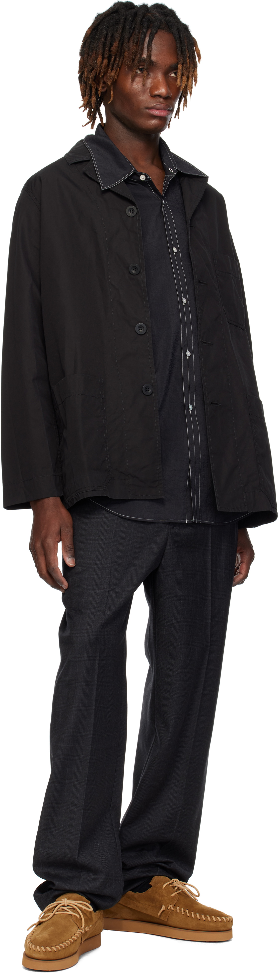 CASEY CASEY Black Verger Bis Jacket CASEY CASEY