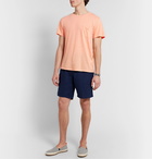 Onia - Chad Linen-Blend Jersey T-Shirt - Orange