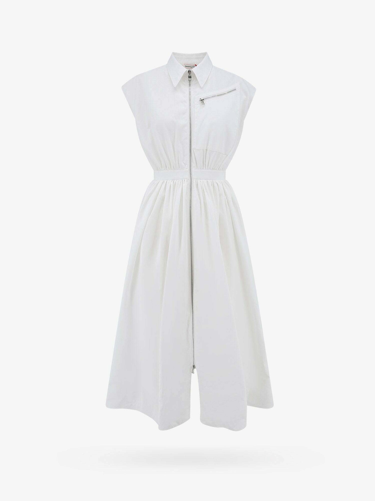Alexander Mcqueen Dress White Womens Alexander McQueen