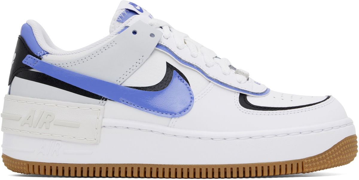 nike air force 1 shadow blue and white