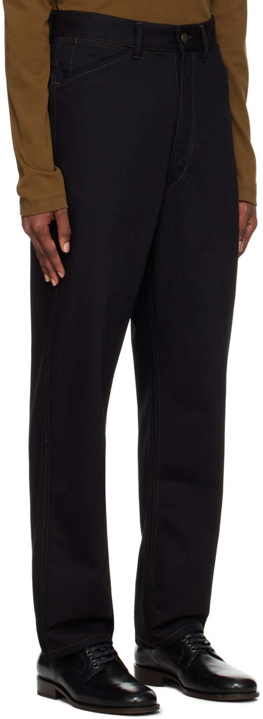 LEMAIRE Black Curved Jeans Lemaire