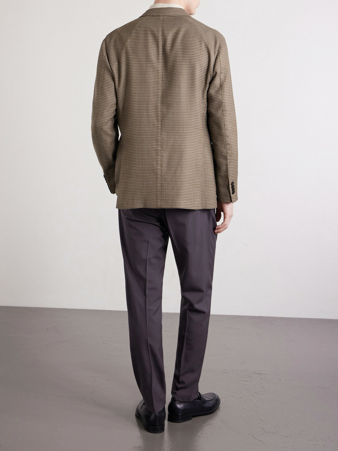 Boglioli - Straight-Leg Pleated Virgin Wool Trousers - Brown