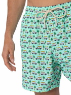 MC2 Saint Barth Man Lightweight Fabric Swim-shorts Lighting Micro Fantasy With Panda Print | Panda Special Edition
