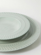 Buccellati - Double Rouche 23cm Porcelain Soup Bowl