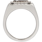 Fendi Silver Forever Fendi Signet Ring