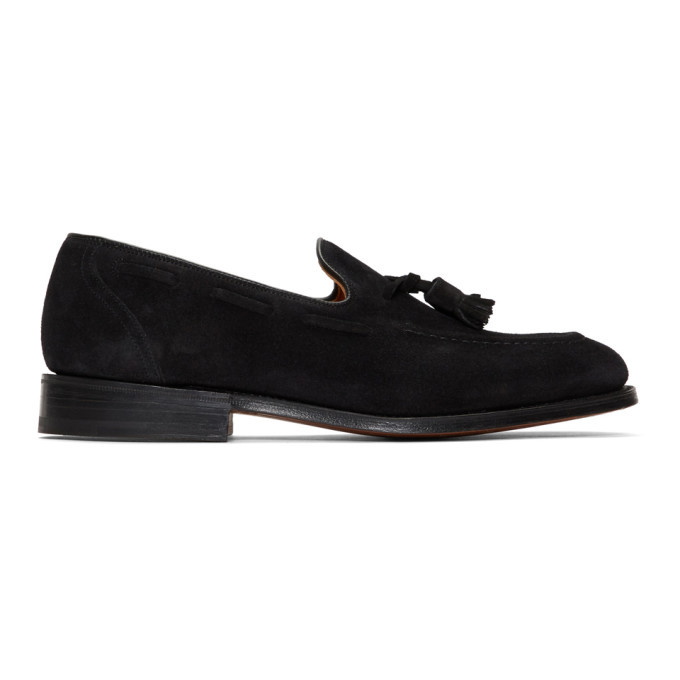 Photo: Churchs Black Suede Kingsley 2 Slippers