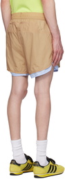 Wales Bonner Beige adidas Originals Edition Layered Shorts