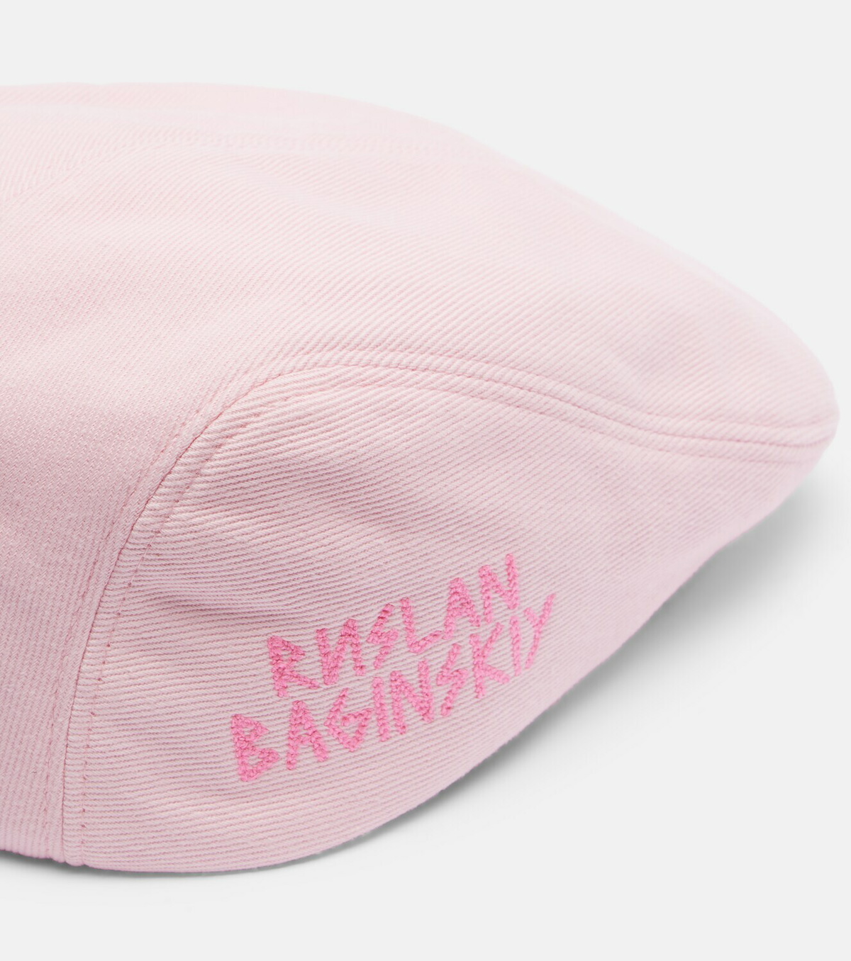 Ruslan Baginskiy Embroidered newsboy cap