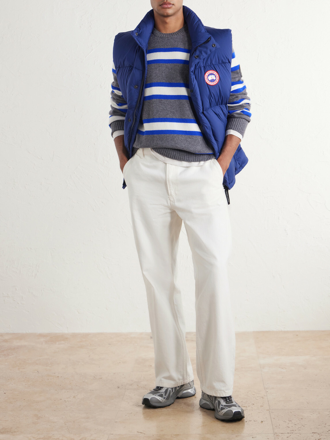 Canada Goose - Matawin Striped Wool Sweater - Gray