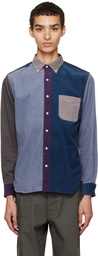 BEAMS PLUS Multicolor Paneled Shirt