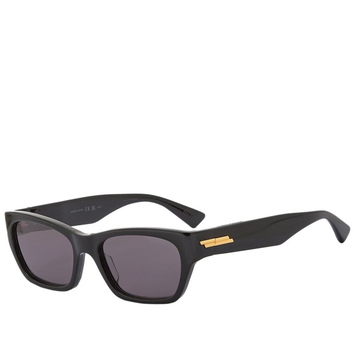 Photo: Bottega Veneta Eyewear Men's BV1143S Sunglasses in Black/Grey