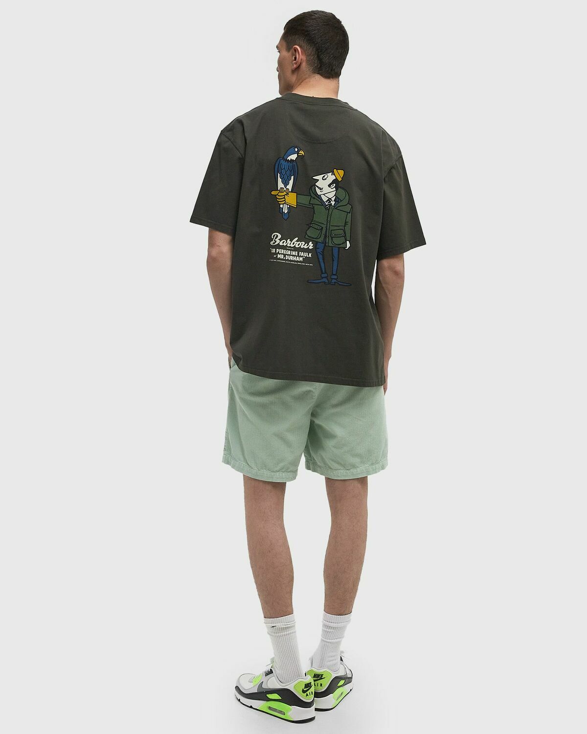 Barbour Newclyde Tee Black Mens Shortsleefe