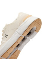 ON X The Roger Spin Panelled Mesh-knit Sneakers Cream