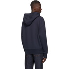 AMI Alexandre Mattiussi SSENSE Exclusive Navy Ami De Coeur Hoodie