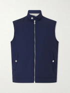 Eleventy - Slim-Fit Wool-Blend Gilet - Blue