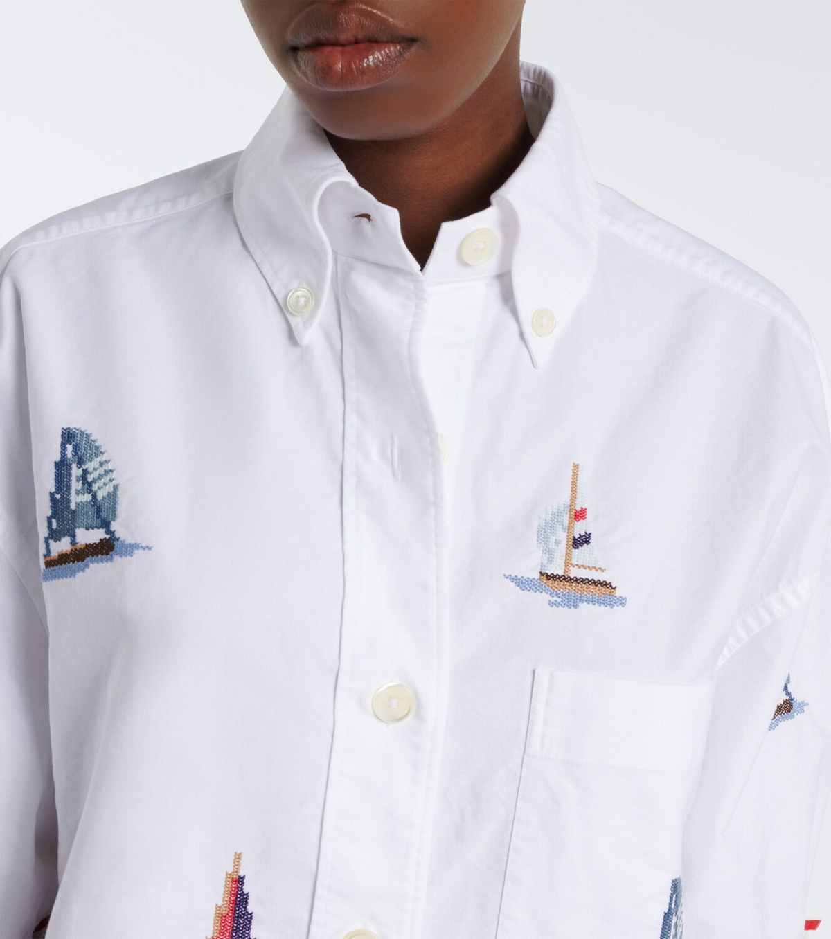 Thom Browne Printed cotton shirt