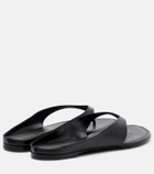 Herbert Levine Sun-kissed leather thong sandals