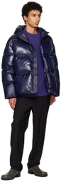 Filippa K Navy Hooded Down Jacket