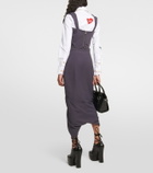 Vivienne Westwood Sunday off-shoulder crêpe corset top
