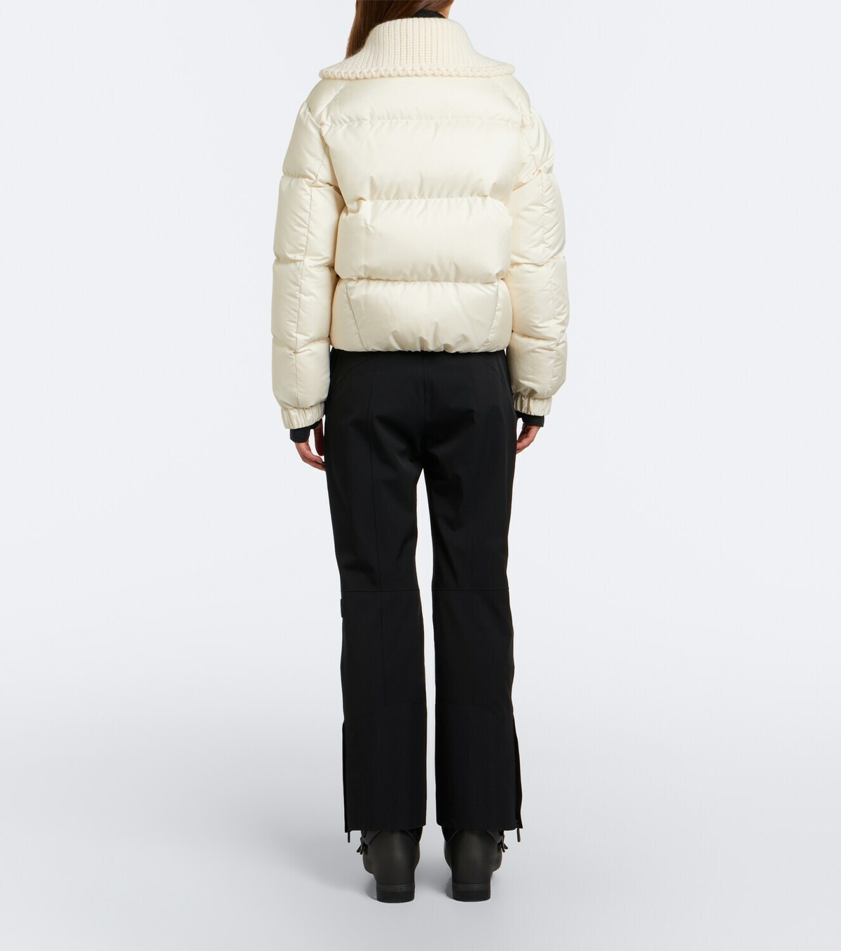Moncler Grenoble Wool-trimmed down ski jacket