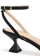 Alohas Skye 50 Satin Sandals Black