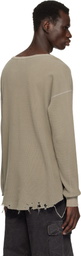 John Elliott Khaki Folsom Thermal T-shirt