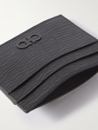Salvatore Ferragamo - Gancini Logo-Appliquéd Full-Grain Leather Cardholder