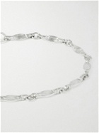 MAPLE - Sunburst Silver Chain Bracelet - Silver