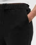 ROTATE Birger Christensen Washed Heavy Sweatpants Black Women