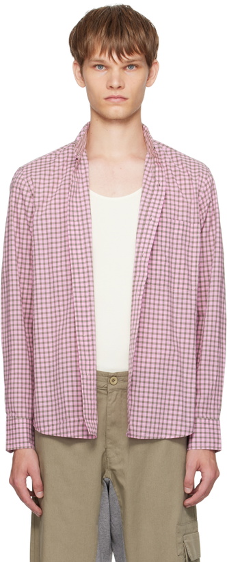 Photo: Gimaguas Pink & Green Jeremy LS Shirt