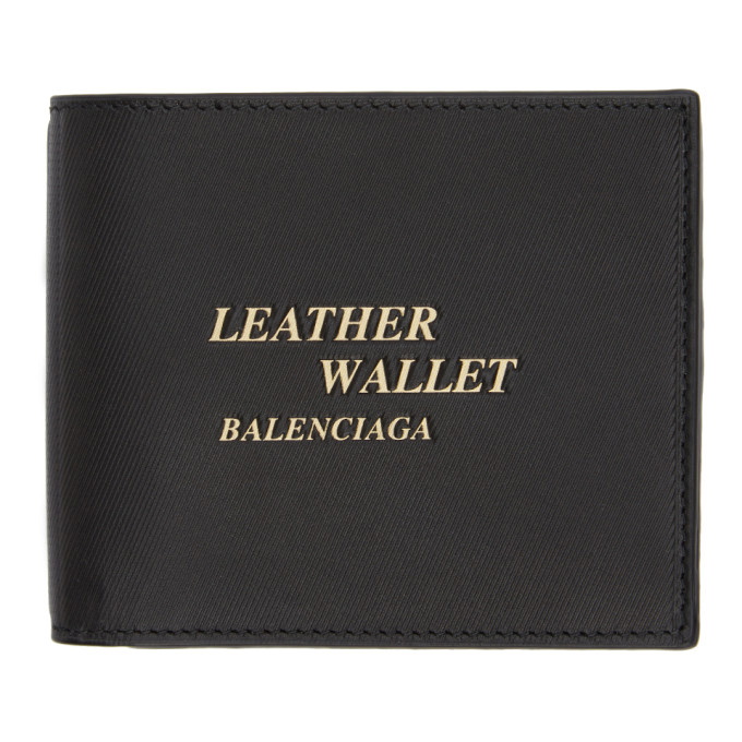 Photo: Balenciaga Black Leather Wallet Wallet