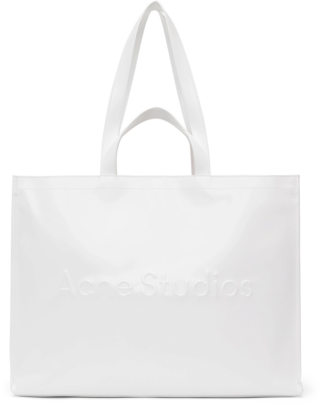 Photo: Acne Studios White Logo Tote