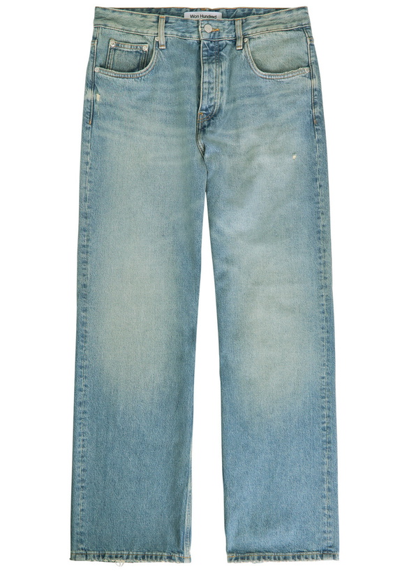 Photo: Won Hundred Genoa Straight-leg Jeans Mid Blu