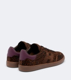 Hogan H647 leopard-print calf hair sneakers